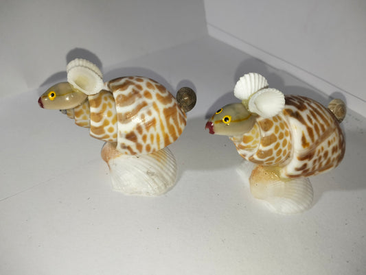 Seashell Mouse Figurines