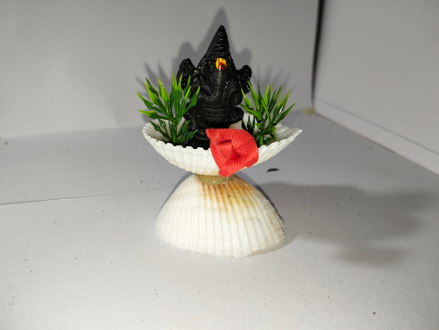Shell with Lord Ganesha