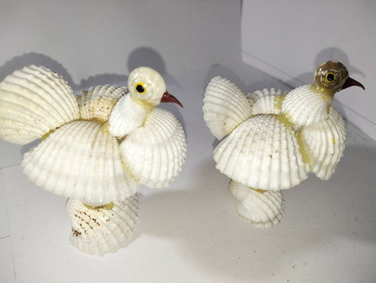 Seashell Bird Showpiece