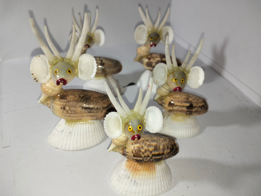 Seashell Deer Showpiece